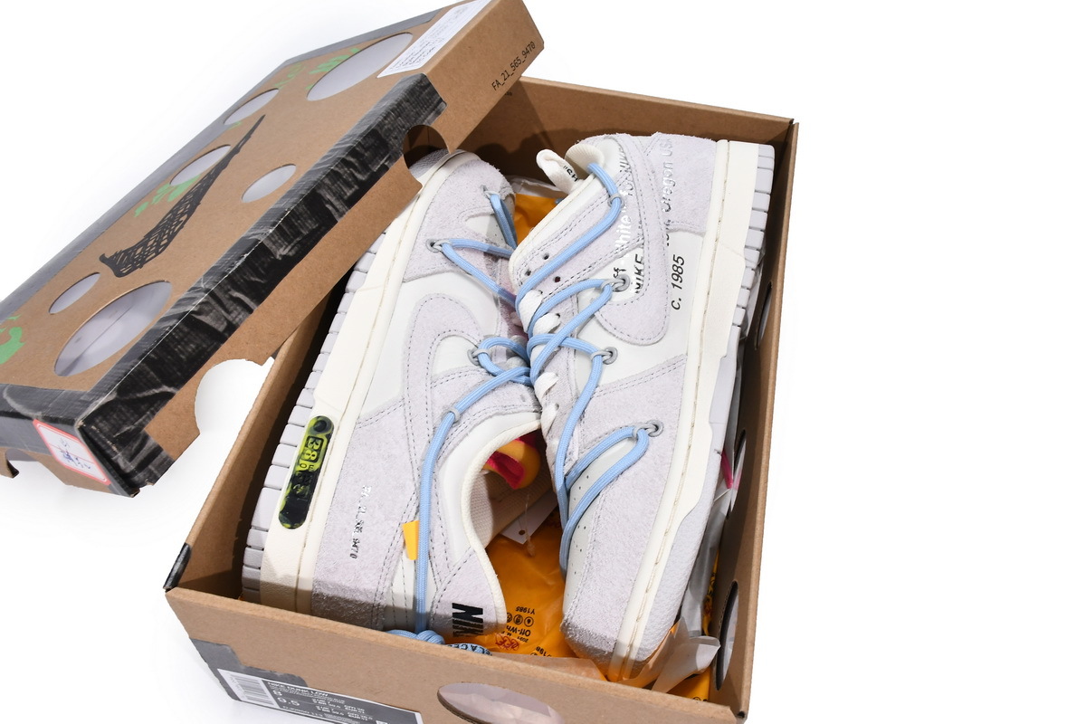 OFF WHITE x Nike Dunk SB Low Lot 38 DJ0950-113