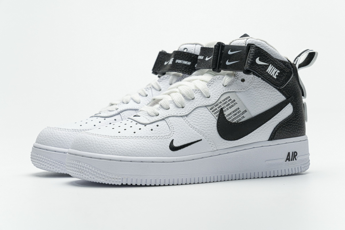 Nike Air Force 1 Mid 07 LV8 Utility White Black 804609-103