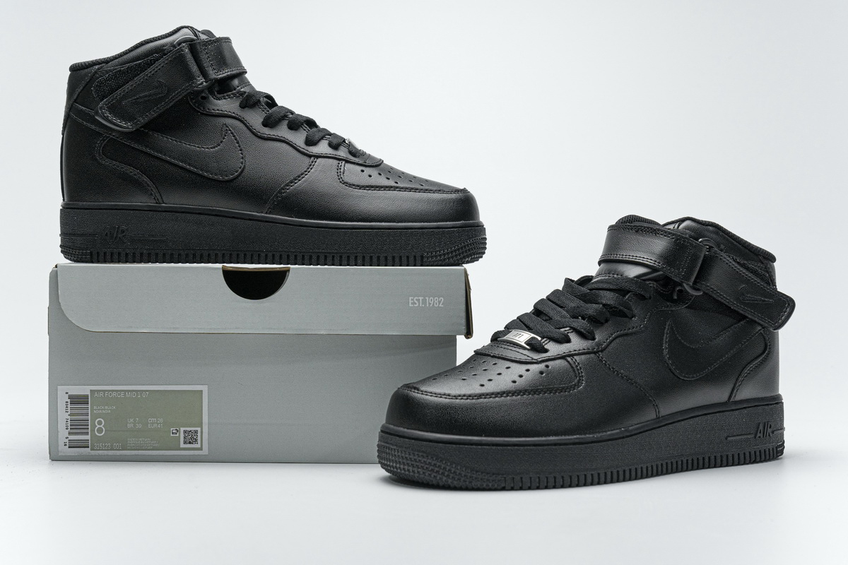 Nike Air Force 1 Mid ‘07 Black 315123-001