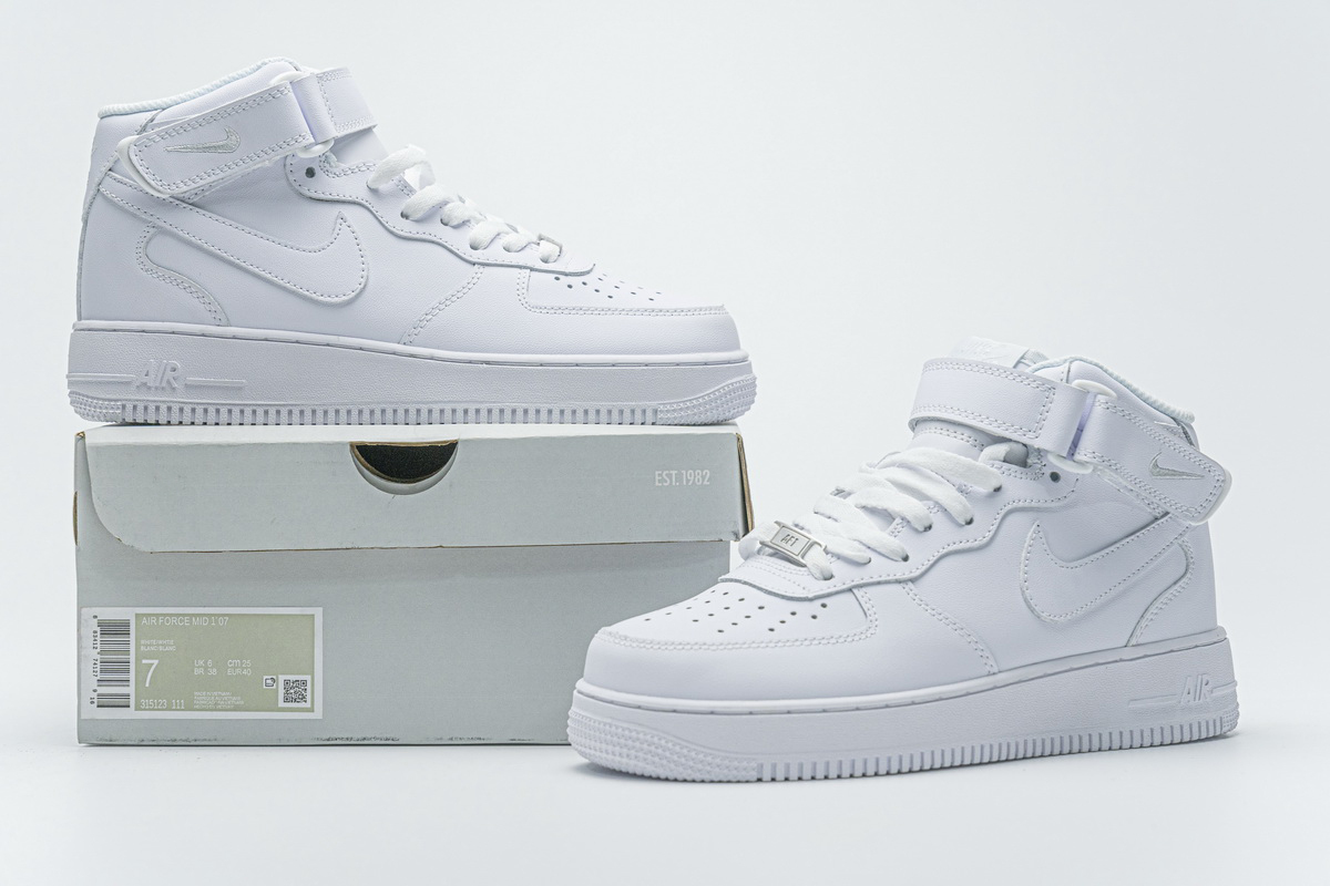 Nike Air Force 1 Mid ‘07 White 315123-111