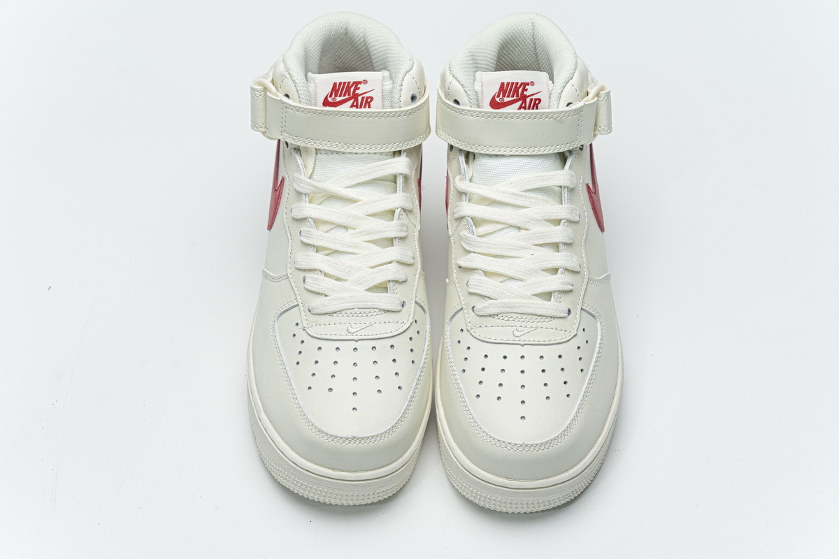 Nike Air Force 1 Mid ‘07 Sail University Red 315123-126