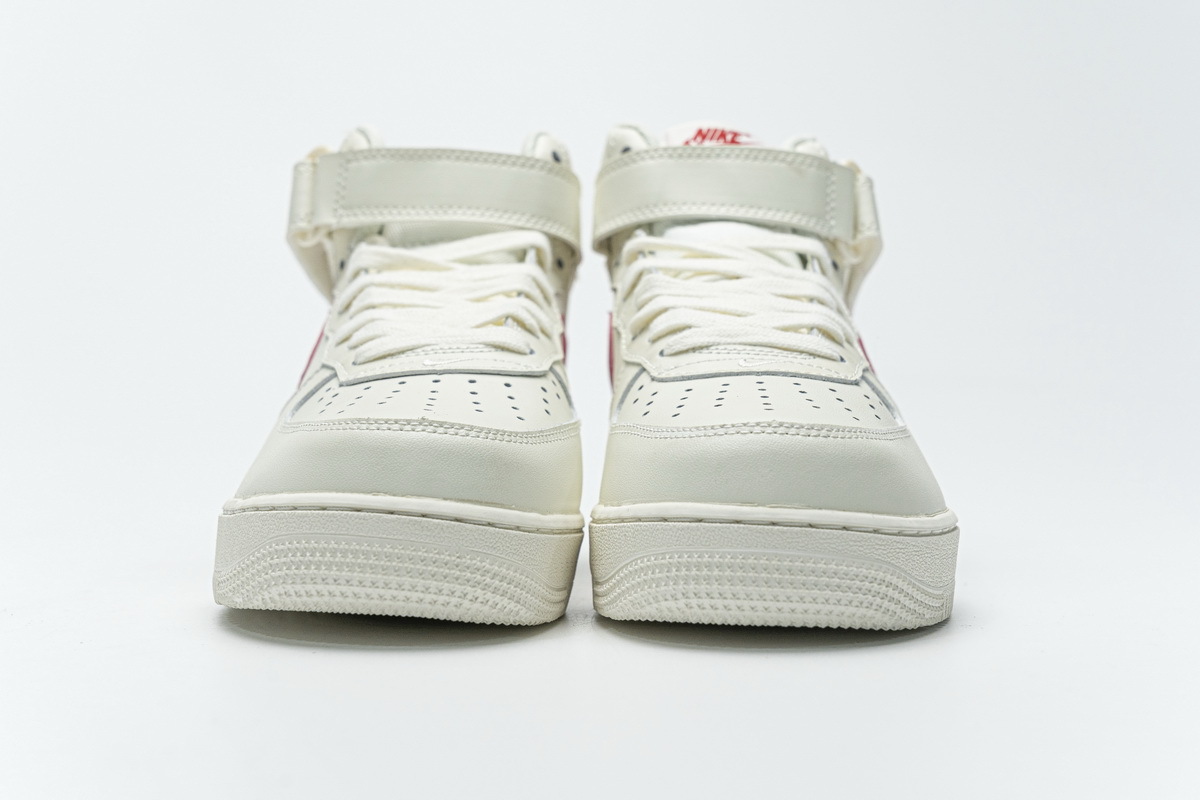 Nike Air Force 1 Mid ‘07 Sail University Red 315123-126