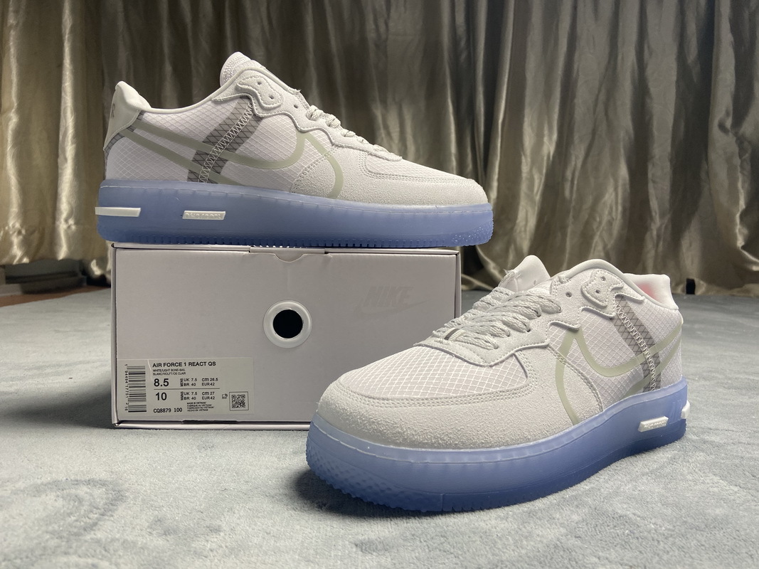 Nike Air Force 1 Low React QS White Ice CQ8879-100