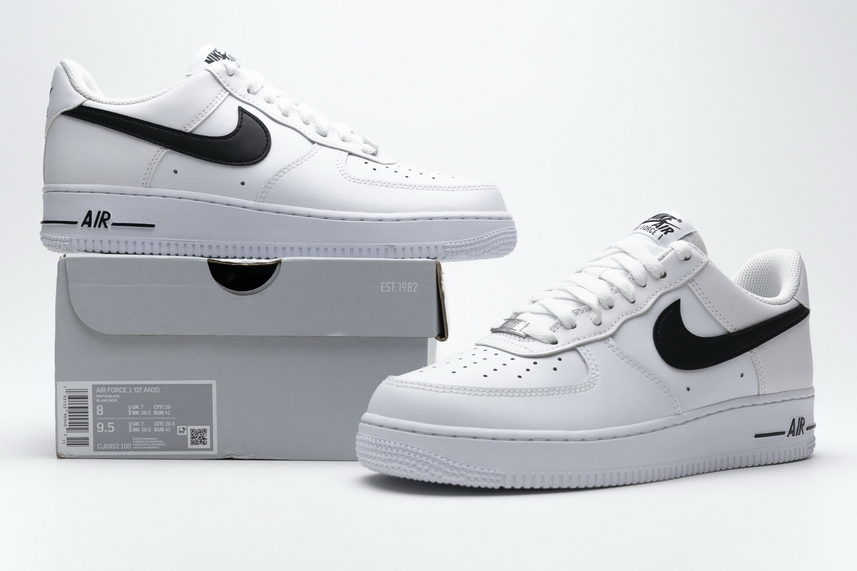 Nike Air Force 1 Low White Black CJ0952-100