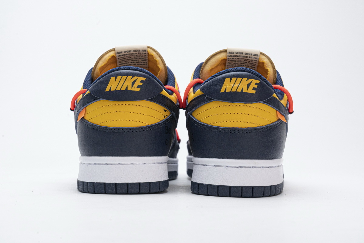OFF WHITE X Nike Dunk Low University Gold CT0856-700