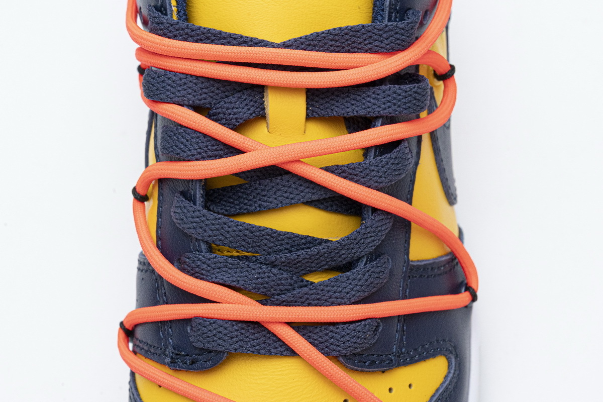 OFF WHITE X Nike Dunk Low University Gold CT0856-700