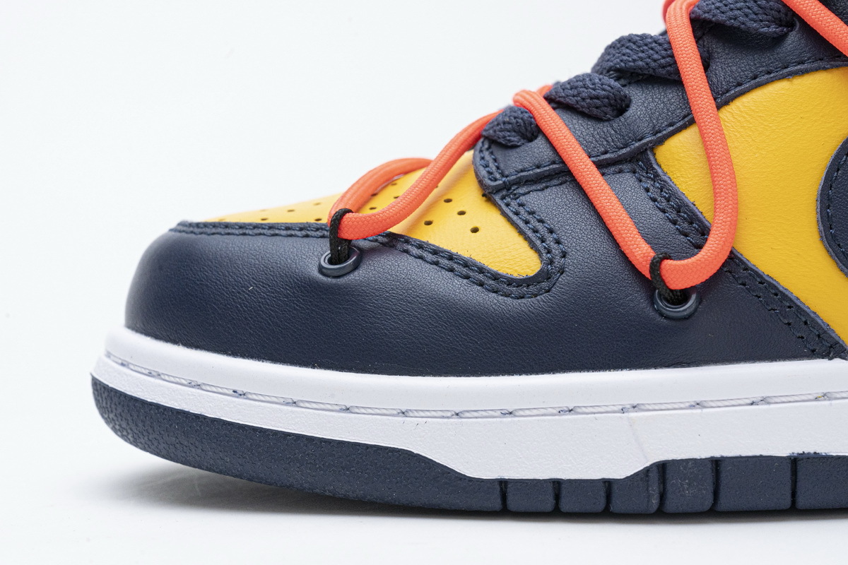 OFF WHITE X Nike Dunk Low University Gold CT0856-700