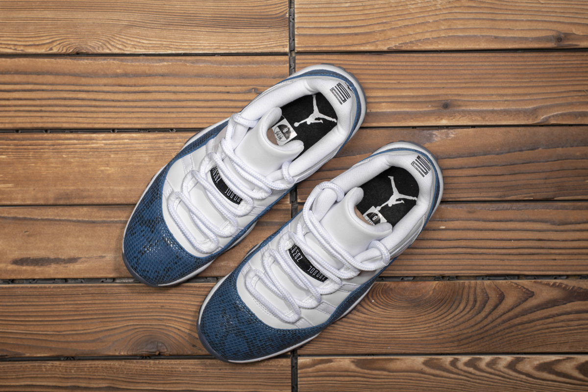 Air Jordan 11 Low “Navy Blue Snakeskin” CD6846-102