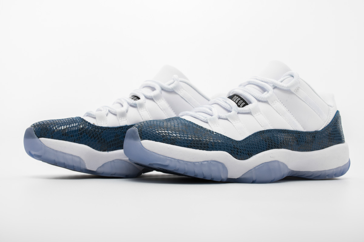 Air Jordan 11 Low “Navy Blue Snakeskin” CD6846-102