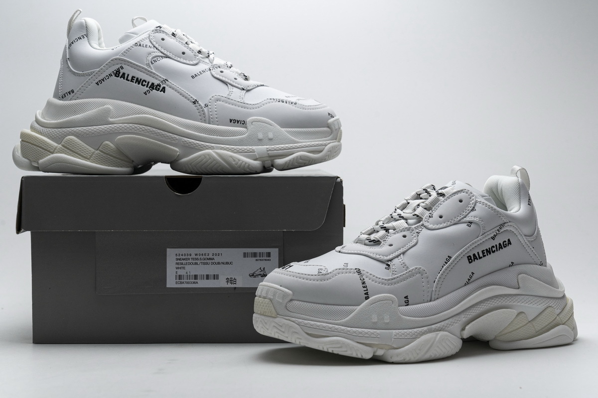 Balenciaga Triple S White 524039 W06E2 2021