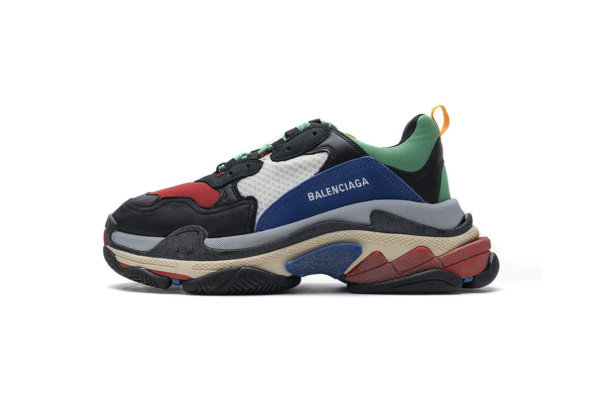Balenciaga Triple S Green Red 490672 W09O5 1068