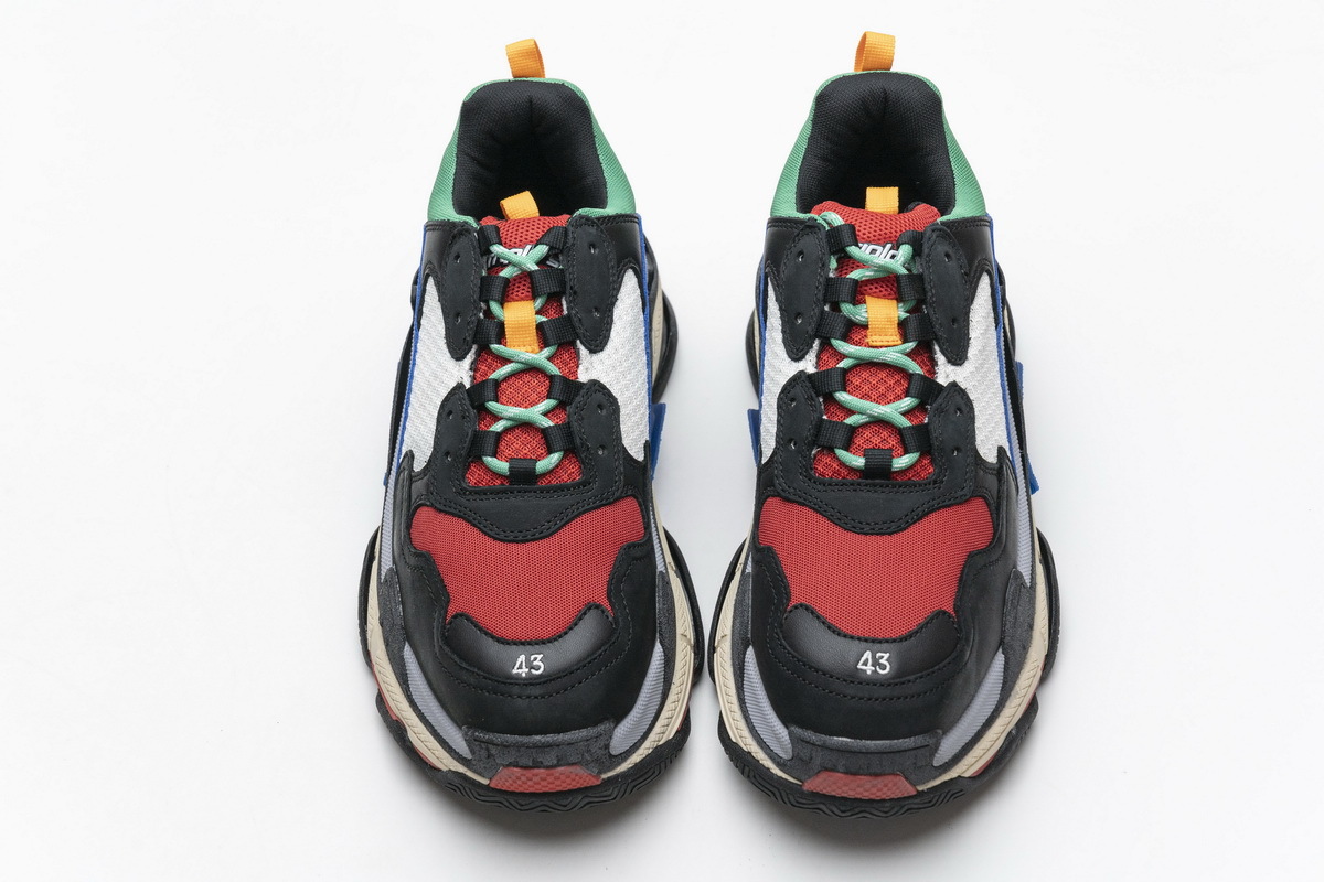Balenciaga Triple S Green Red 490672 W09O5 1068