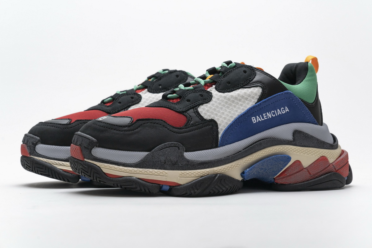 Balenciaga Triple S Green Red 490672 W09O5 1068