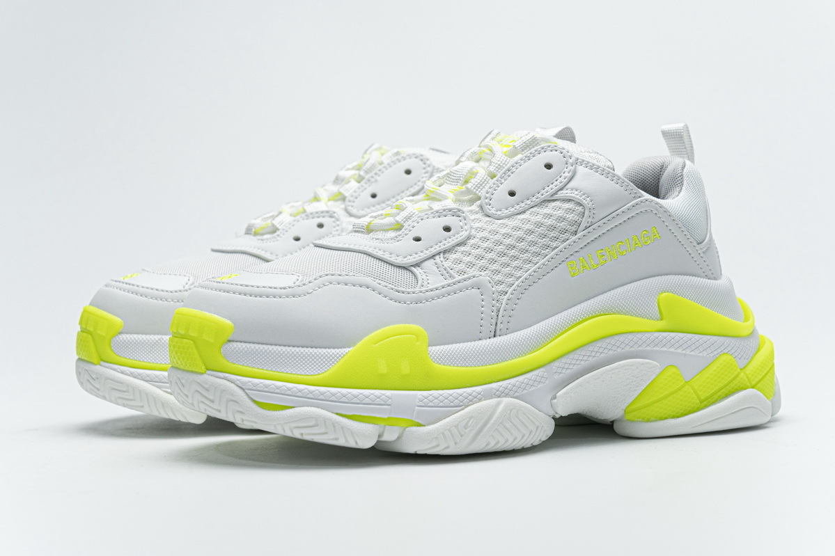 Balenciaga Triple S Fluorescent White 536737 W0901 9088