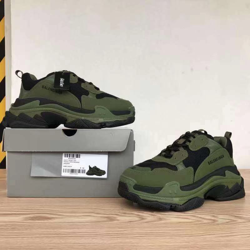 Balenciaga Triple S Army Green 536737 W2FW1 1978