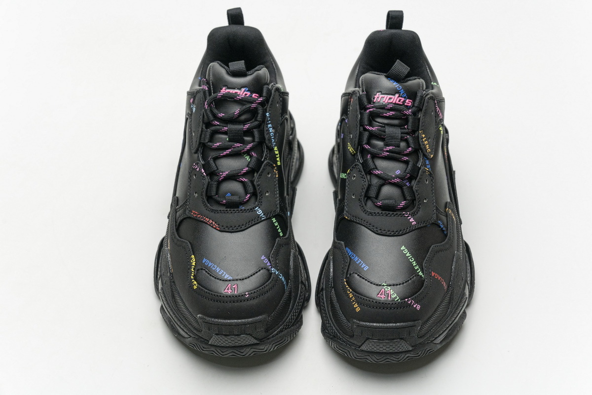 Balenciaga Triple S Letter Colorful 524039 W2FA1 1210