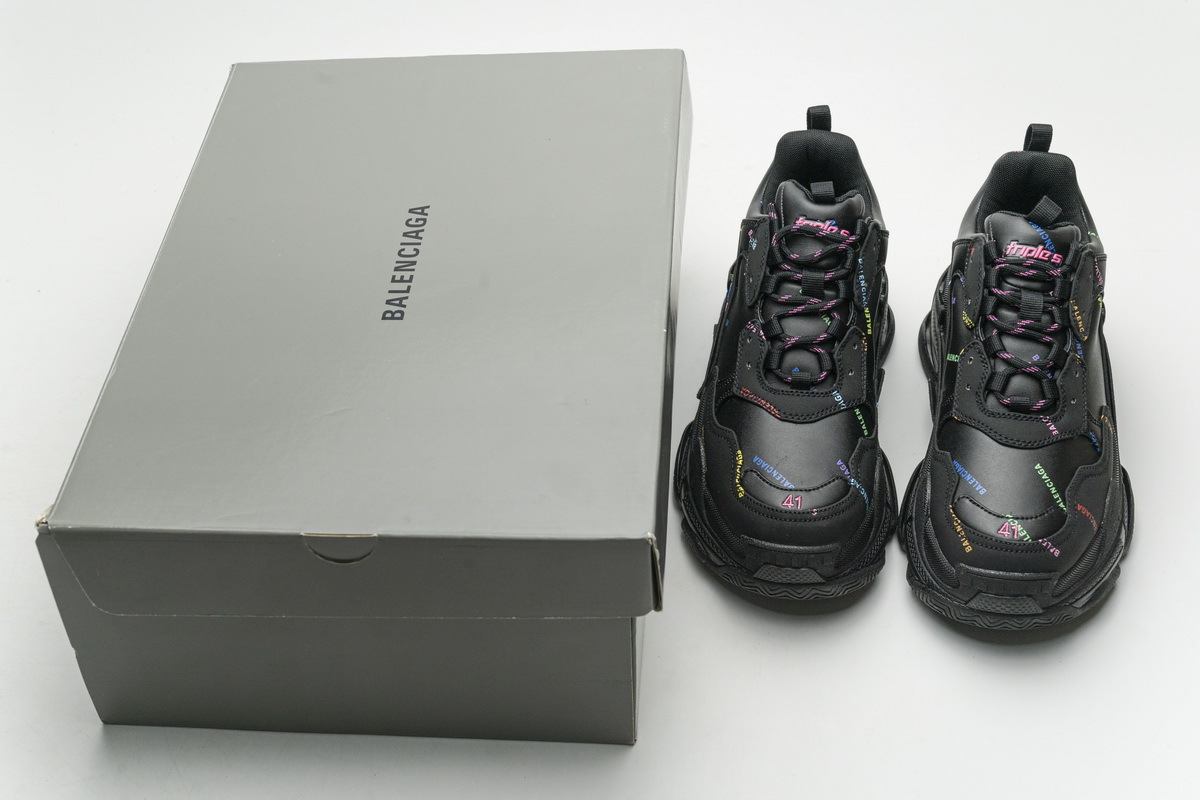 Balenciaga Triple S Letter Colorful 524039 W2FA1 1210