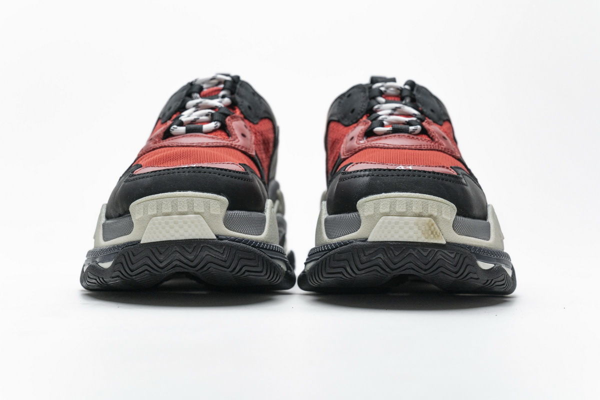 Balenciaga Triple S Black Red Grey 483513 W06E1 1006