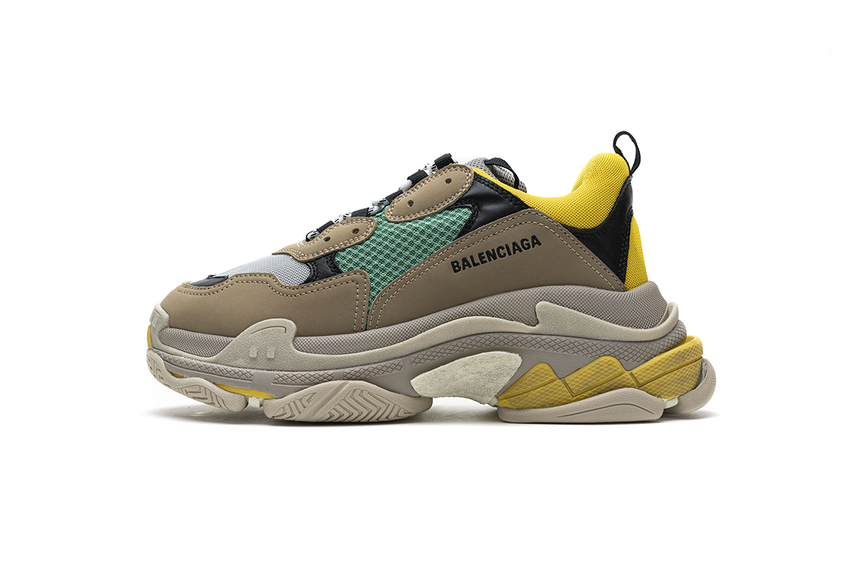 Balenciaga Triple S Green Yellow  483513 W06E3 7070