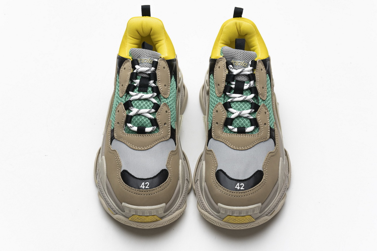 Balenciaga Triple S Green Yellow  483513 W06E3 7070