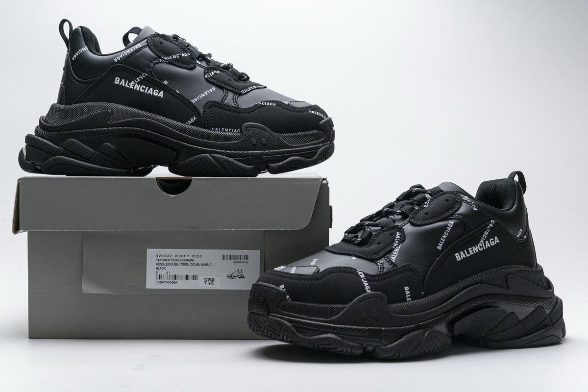 Balenciaga Triple S Black 524039 W06E2 2020