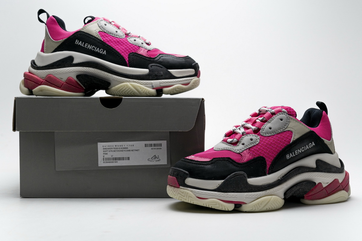 Balenciaga Triple S Pink  541624 W09E1 1708