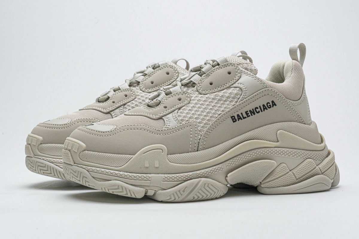 Balenciaga Triple S Rice Ash 534737 W2FW1 9700