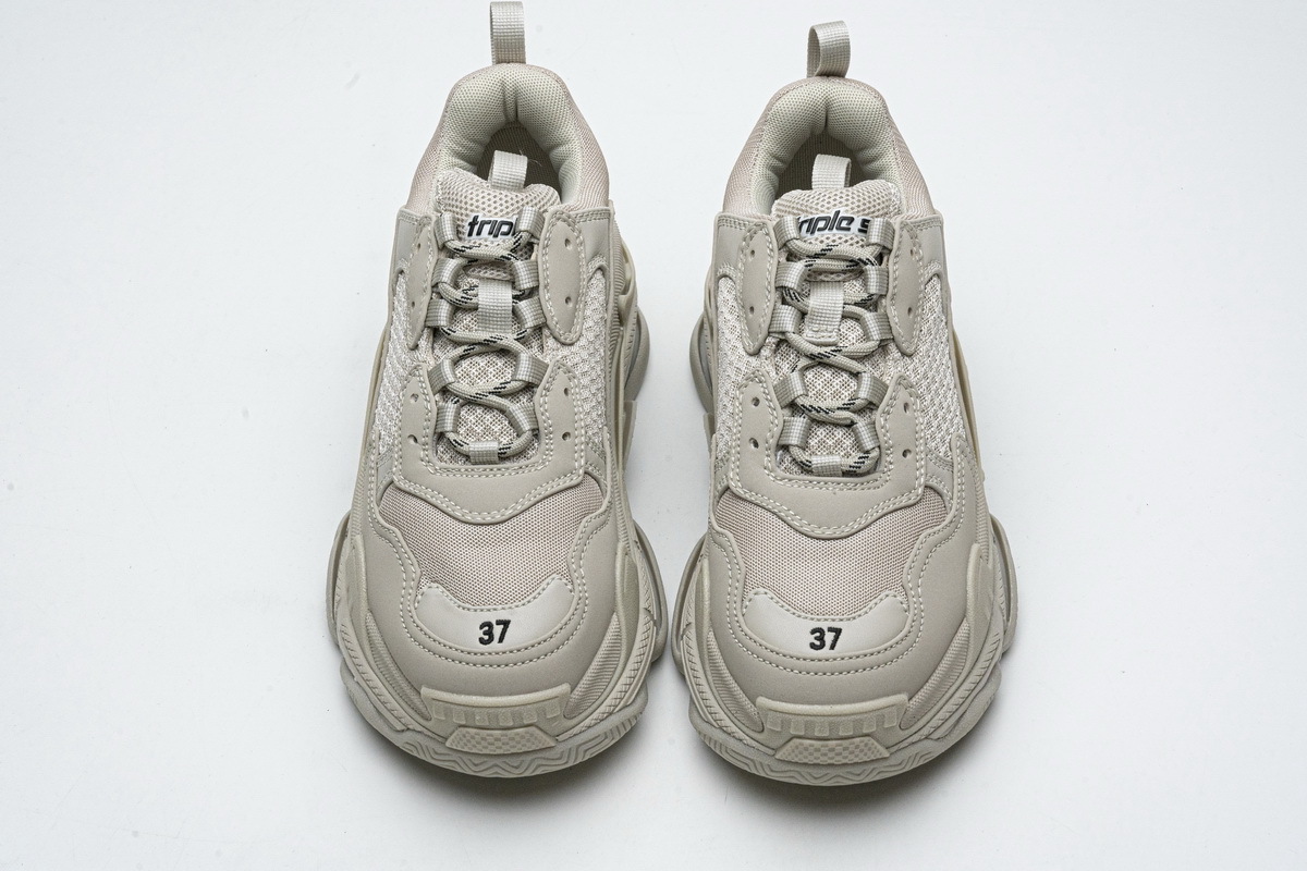 Balenciaga Triple S Rice Ash 534737 W2FW1 9700