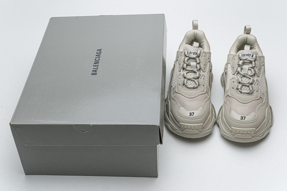 Balenciaga Triple S Rice Ash 534737 W2FW1 9700