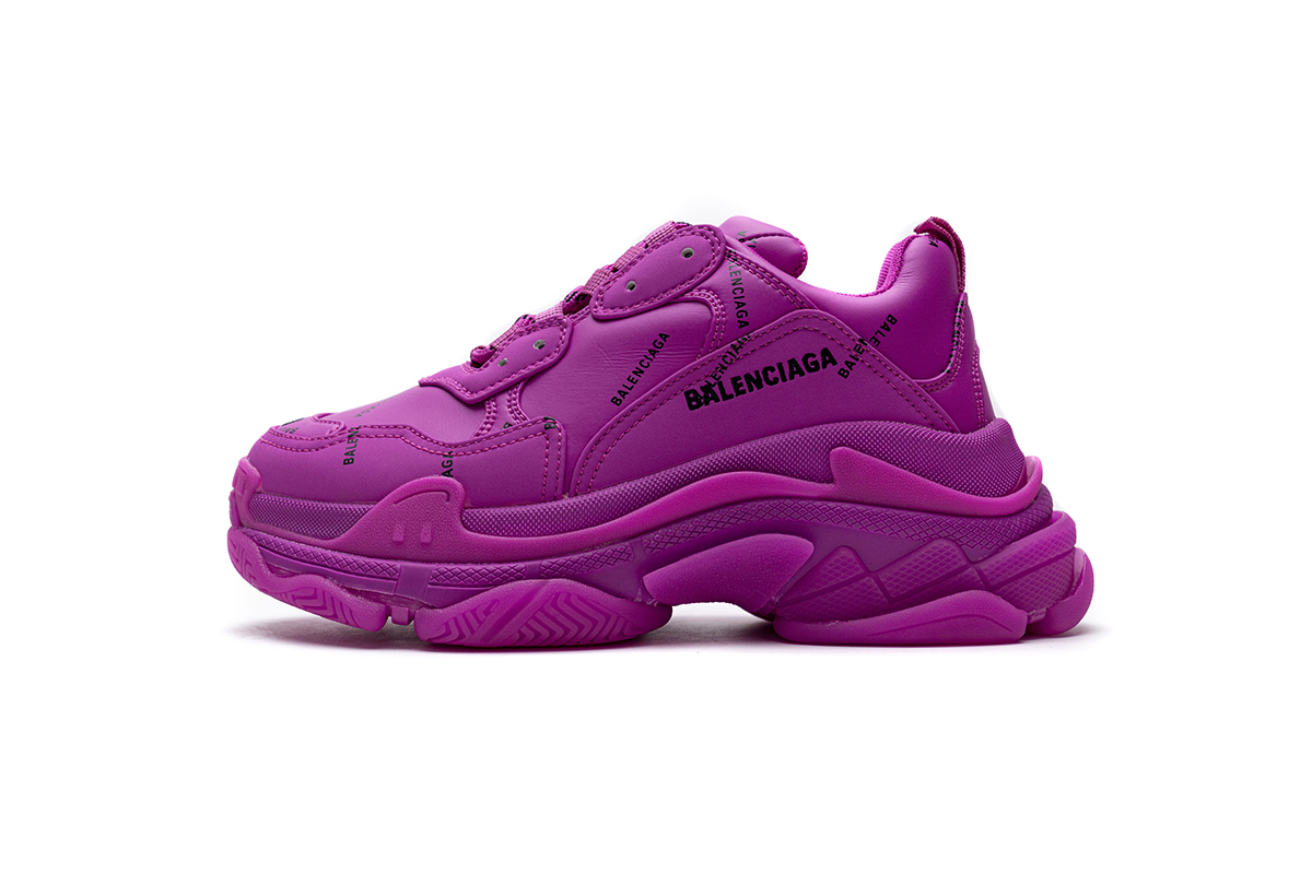 Balenciaga Triple S Letter Pulm Powder 524039 W2FA1 7634