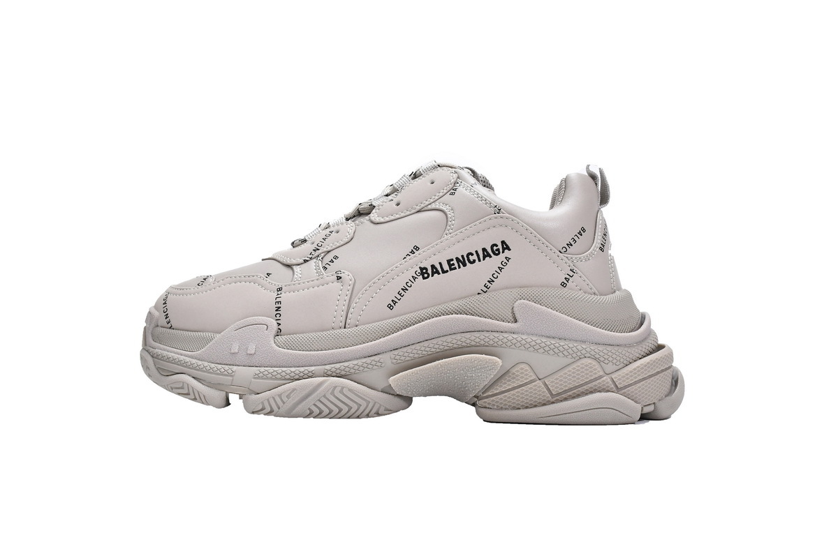 Balenciaga Triple S Letter Beige  524039 W2FA1 9710
