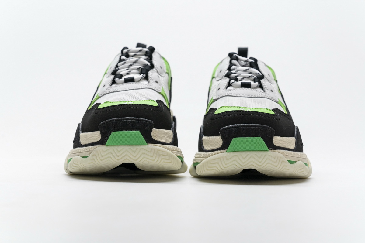 Balenciaga Triple S White Green 483513 W06E1 1008