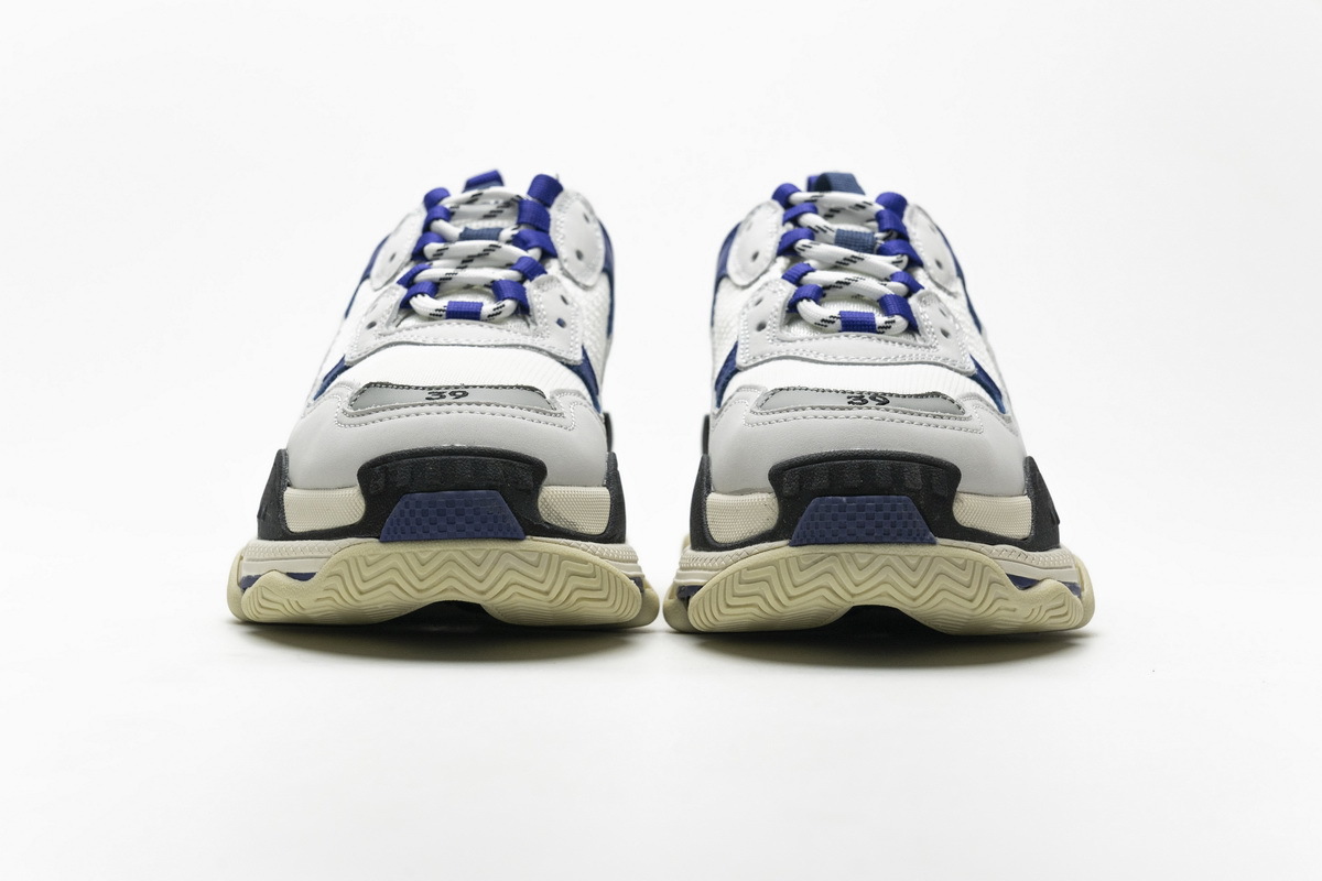 Balenciaga Triple S Black Blue Violet  490672 W09O5 1005