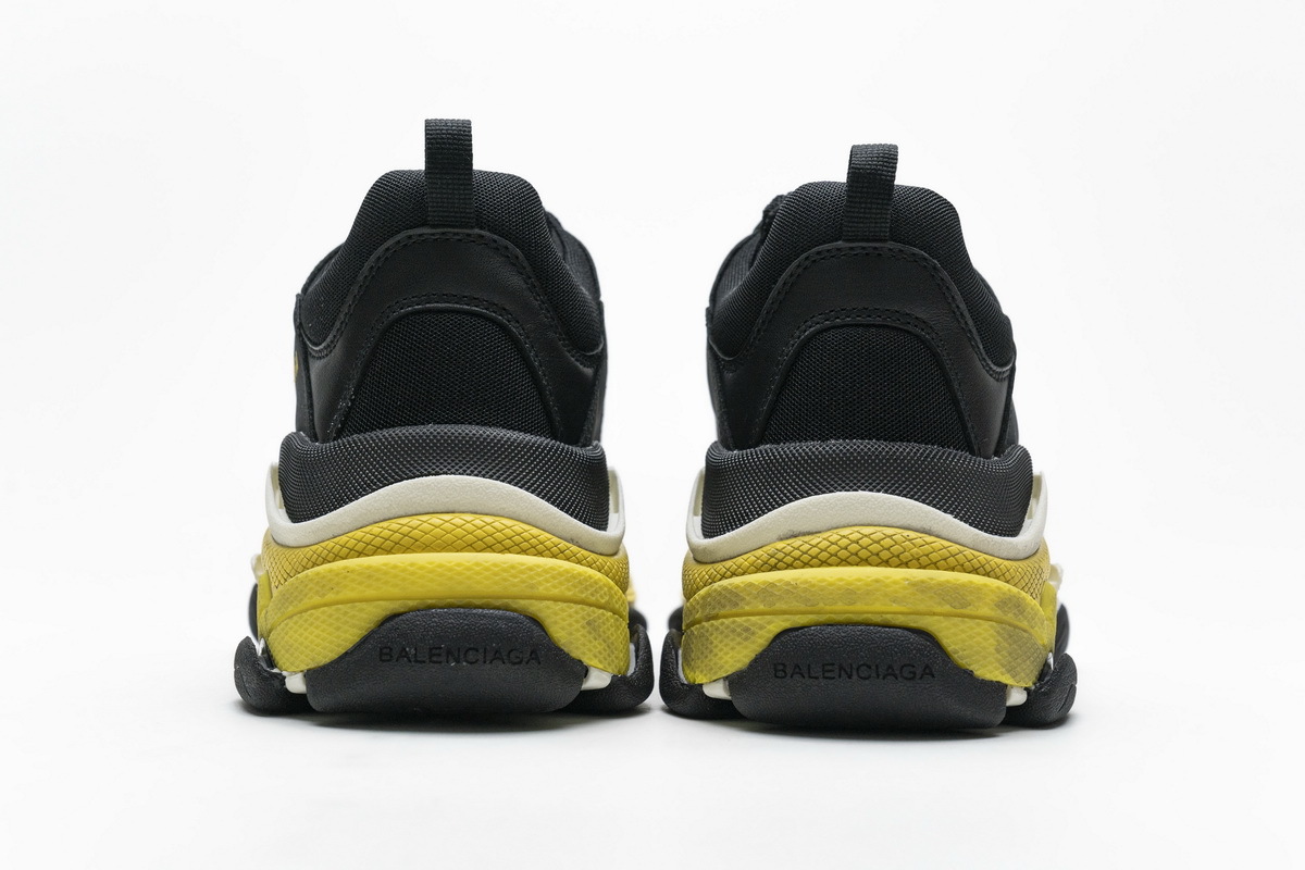 Balenciaga Triple S Black Yellow 483513 W06E1 1078