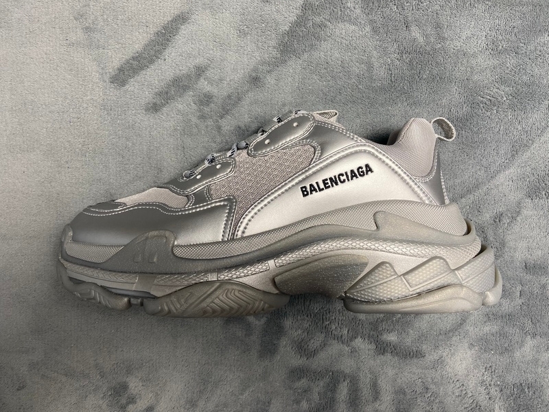 Balenciaga Triple S Light Gray Silver 536737 W2FS2 8100