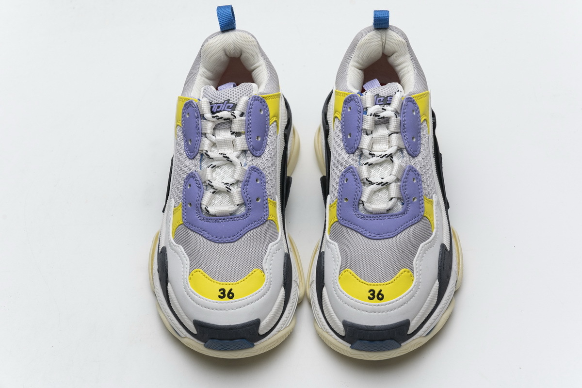 Balenciaga Triple S Black Grey Blue 541624 W06E2 7282