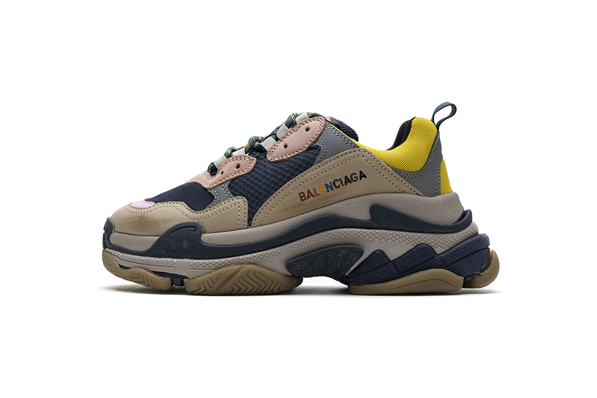 Balenciaga Triple S Grey Yellow 490672 W09O5 1027