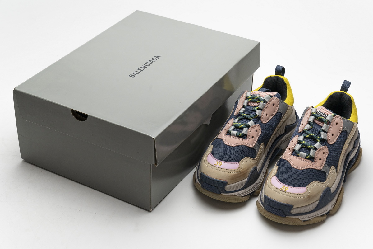 Balenciaga Triple S Grey Yellow 490672 W09O5 1027