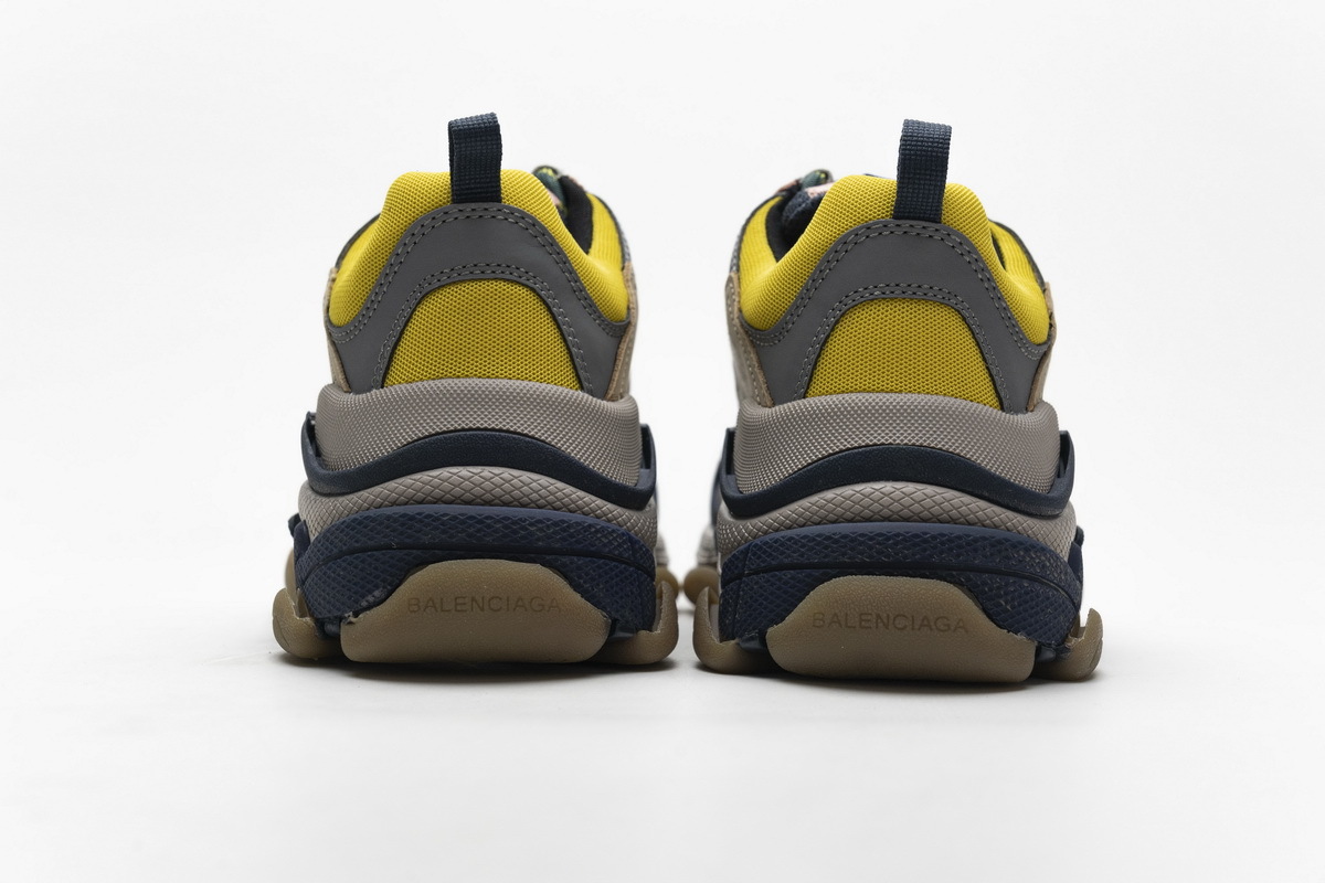 Balenciaga Triple S Grey Yellow 490672 W09O5 1027
