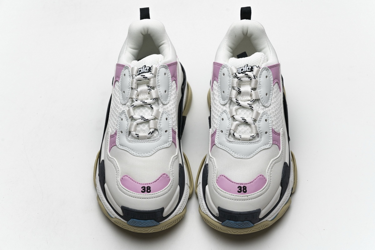 Balenciaga Triple S Blue Pink 541624 W06E2 7352