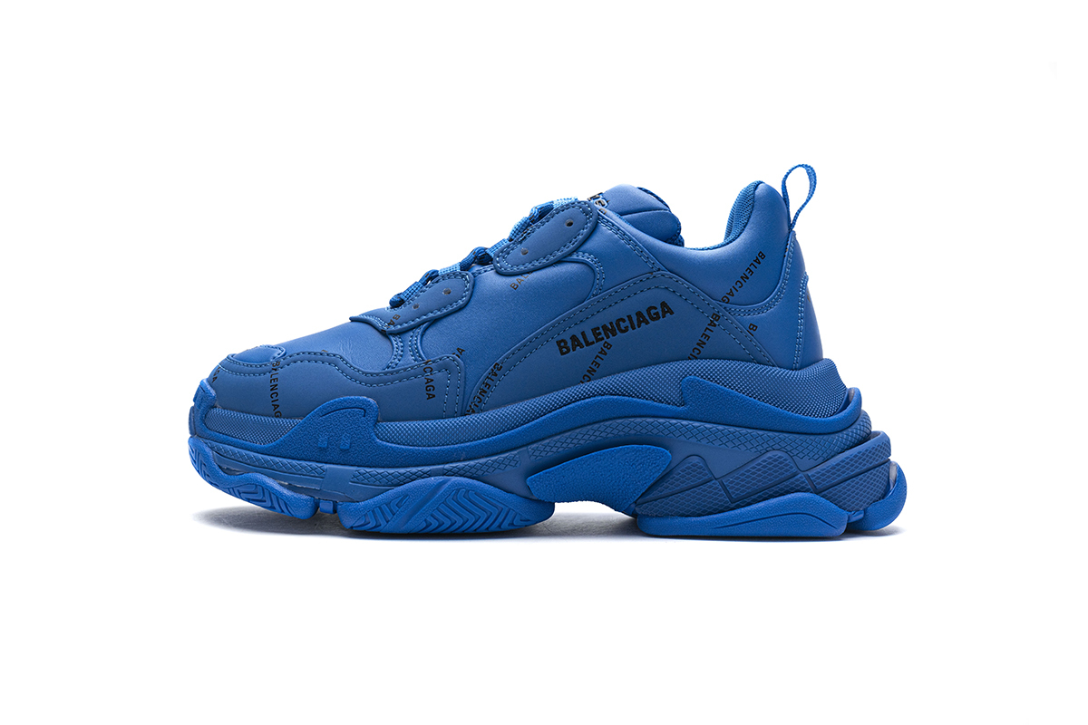 Balenciaga Triple S Letter Blue 536737 W06E2 0848
