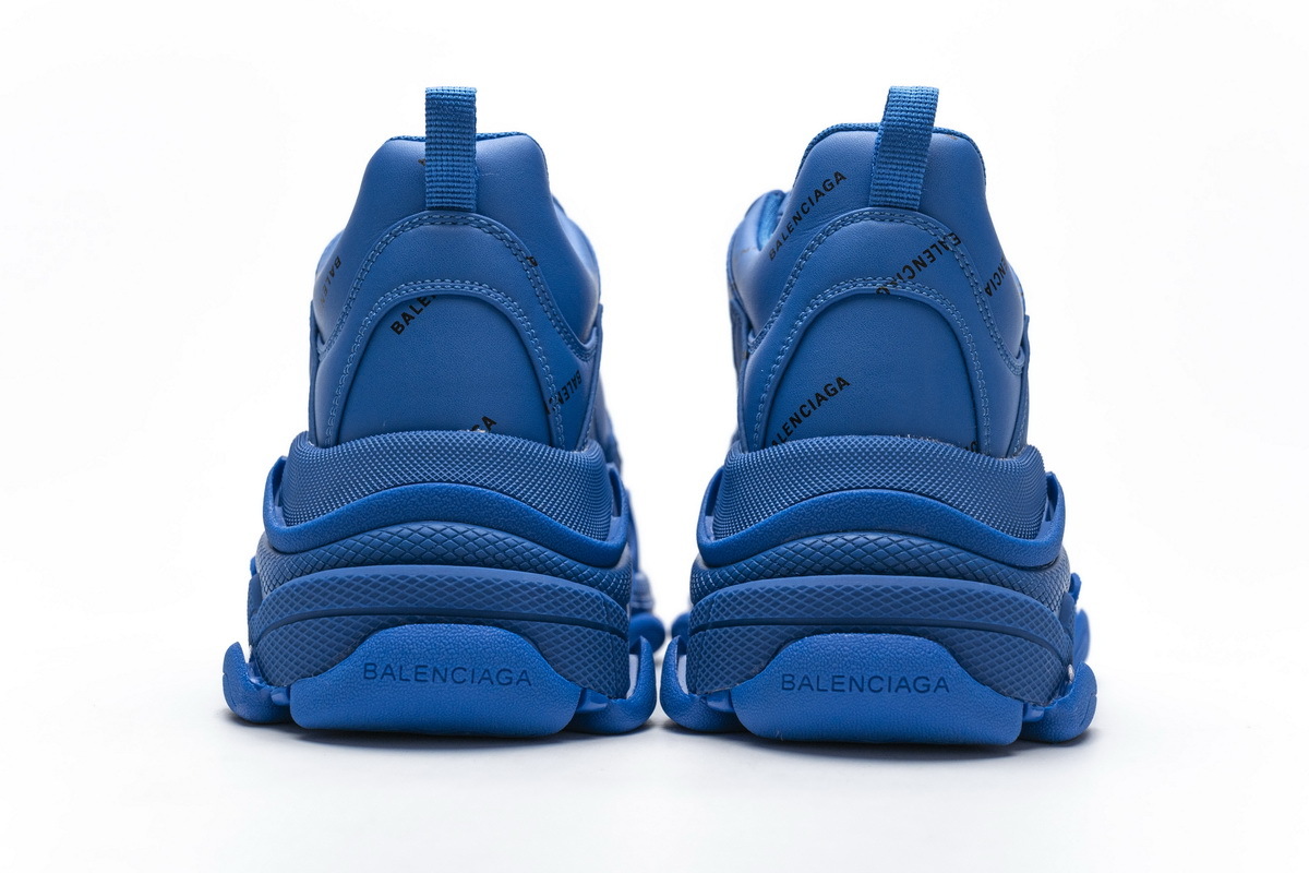 Balenciaga Triple S Letter Blue 536737 W06E2 0848