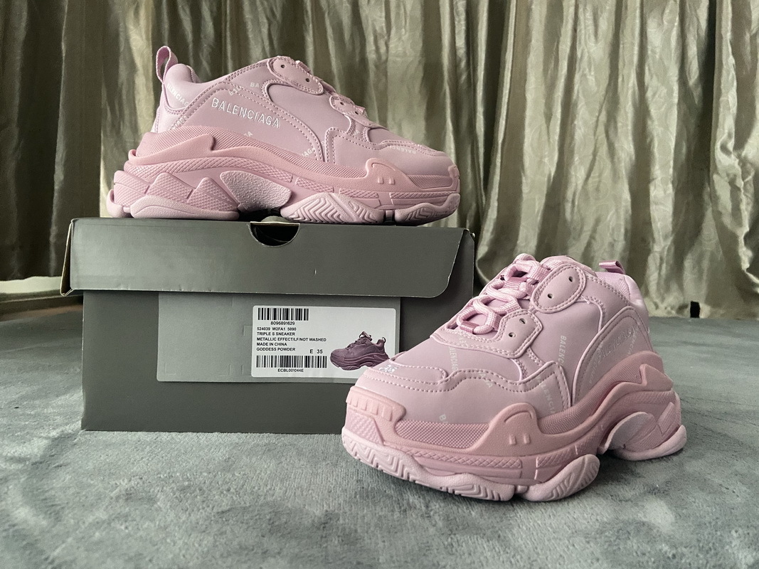 Balenciaga Triple S Letter Pink 524039 W2FA1 5090