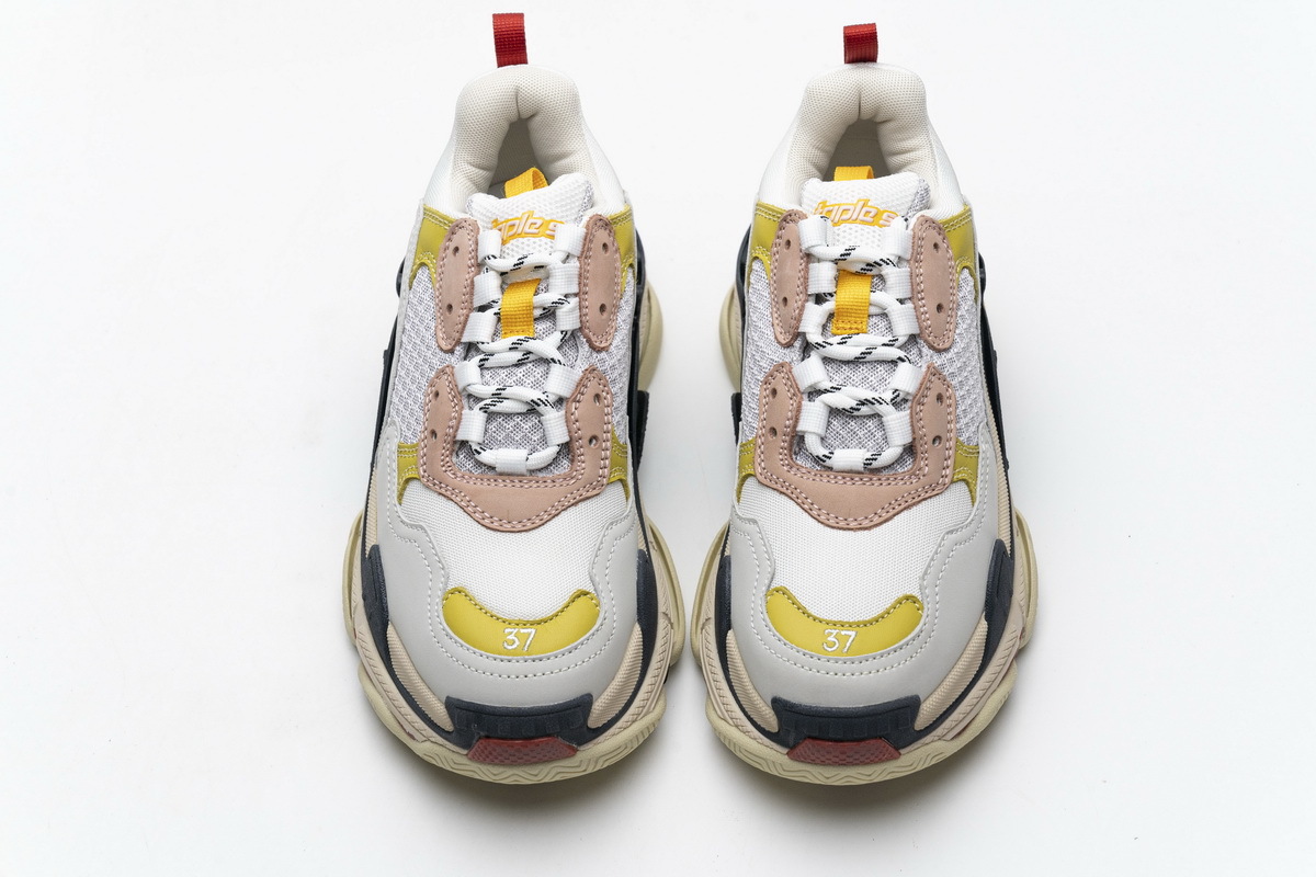 Balenciaga Triple S Black Yellow Pink 490672 W09O5 9035