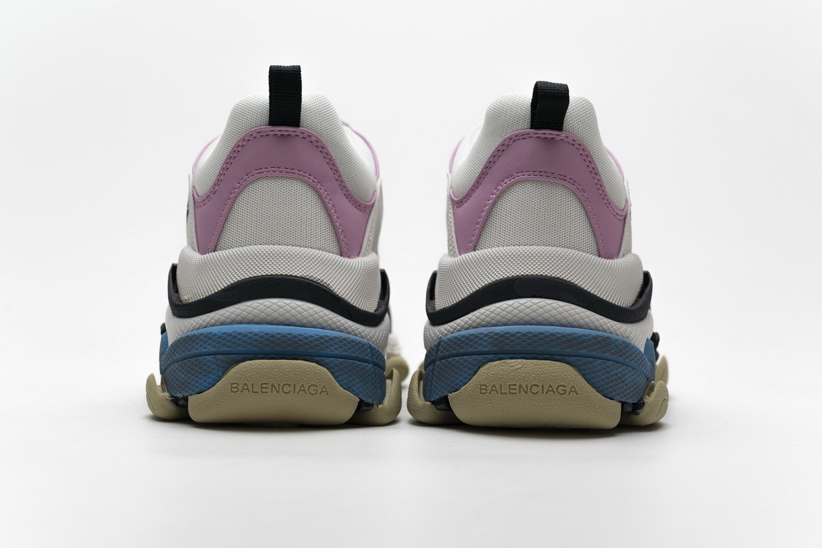 Balenciaga Triple S Blue Pink 541624 W06E2 7352