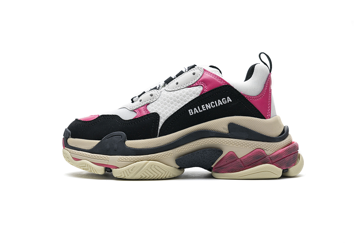 Balenciaga Triple S Black Pink 483513 W06E8 8080