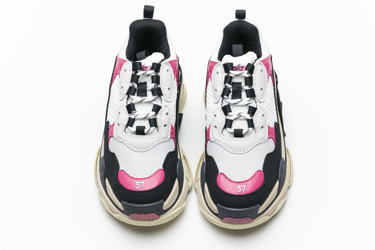 Balenciaga Triple S Black Pink 483513 W06E8 8080
