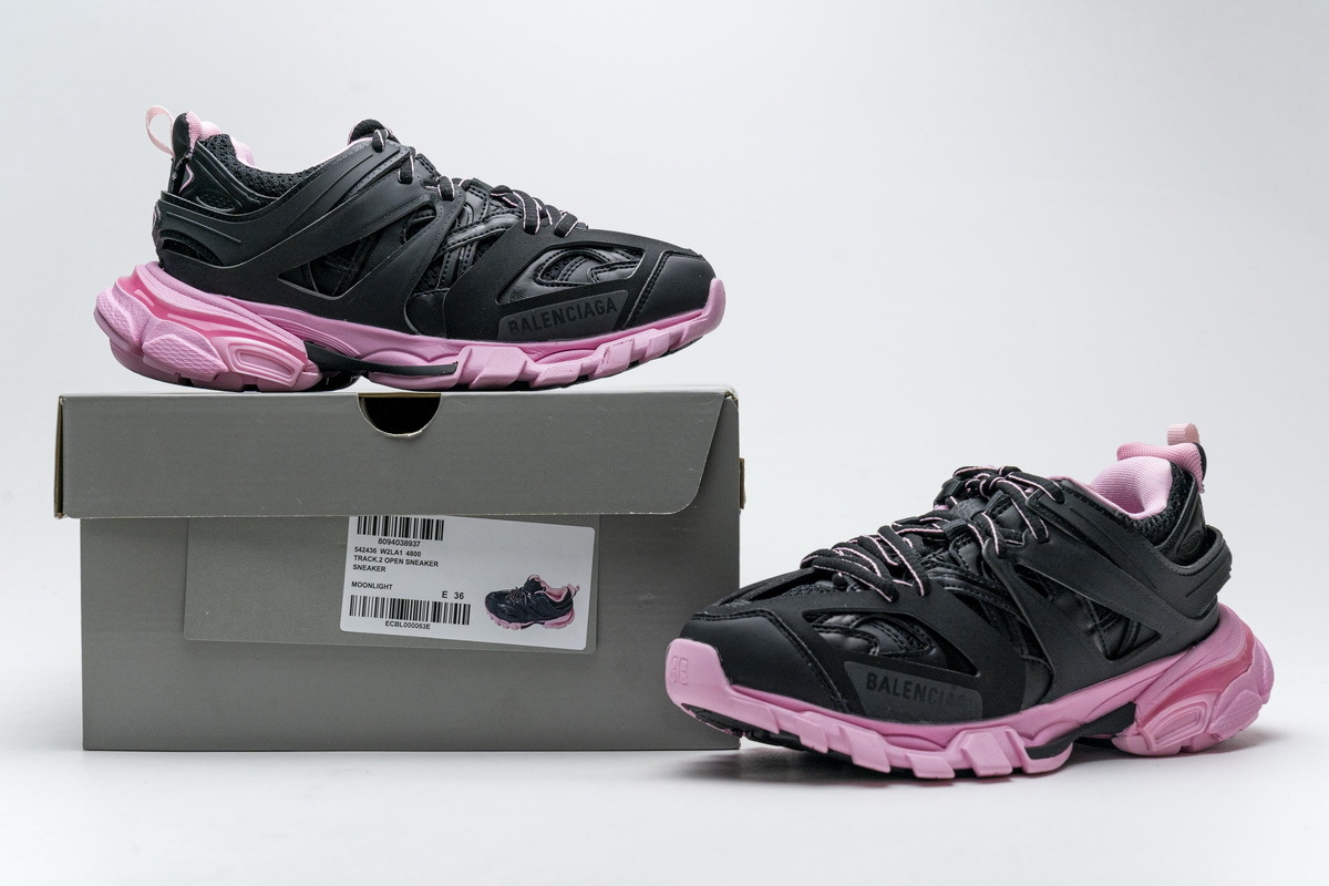 Balenciaga Tess S.Black Pink 542436 W2LA1 4800