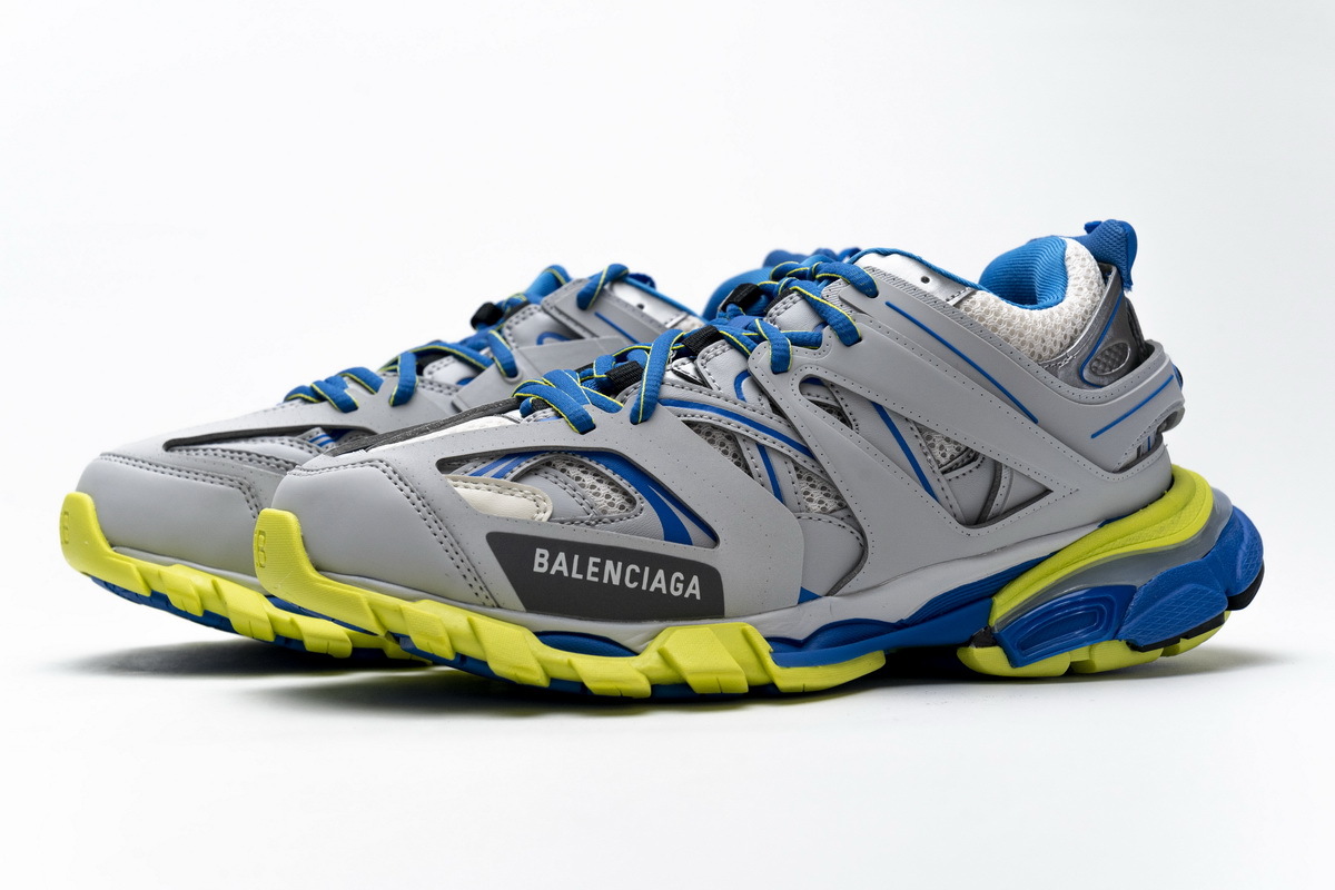 Balenciaga Tess S.Grey Blue Yellow 542023 W1GB9 6509