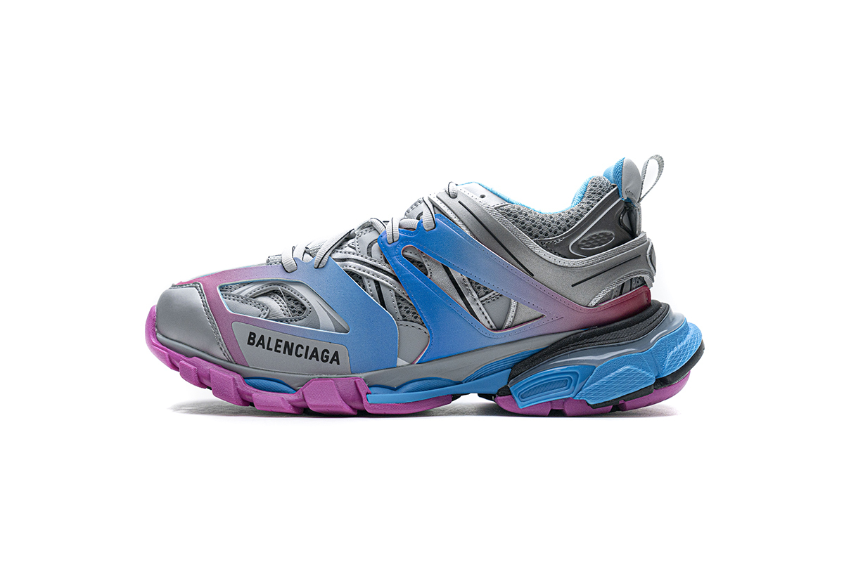 Balenciaga Tess S.Blue Pink Silver 542436 W1GC1 4051